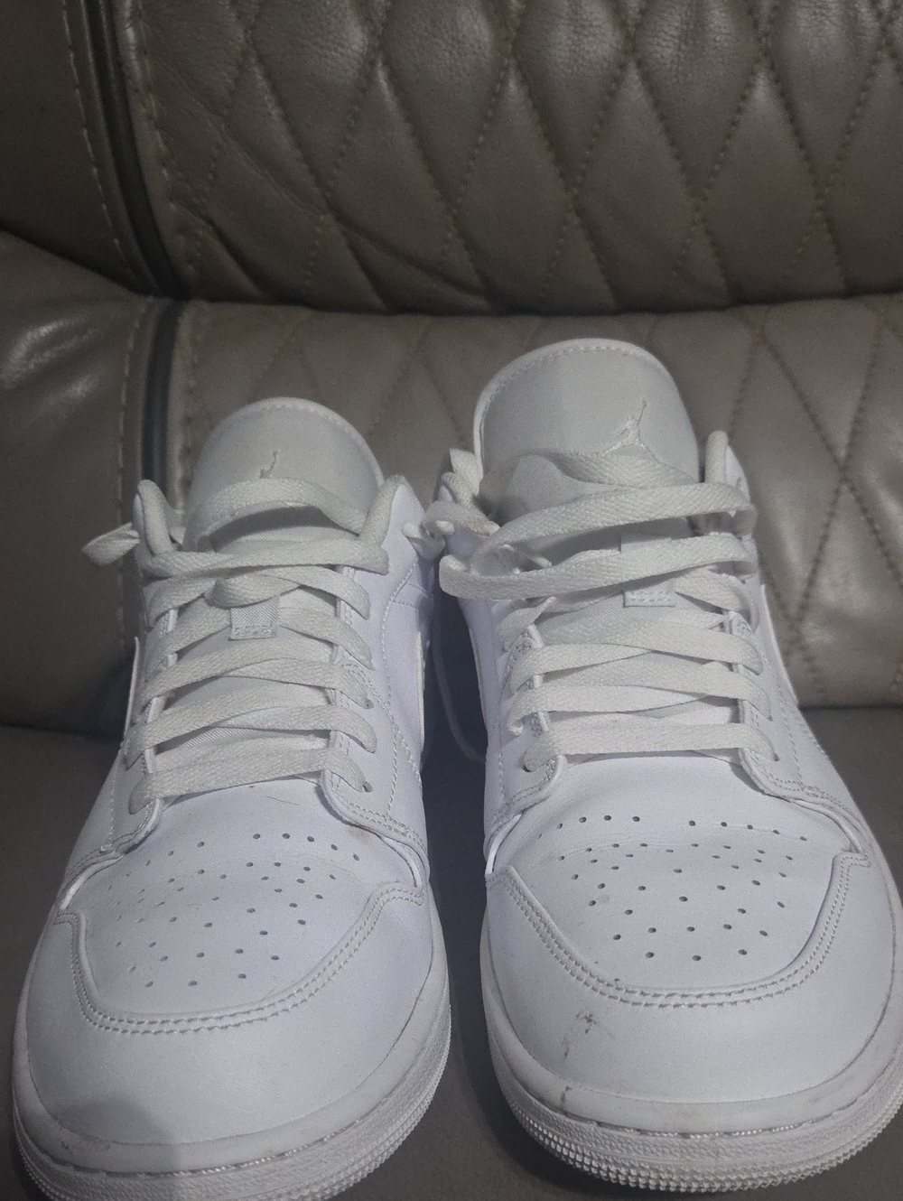 Jordan Men's White Low-Top Sneakers